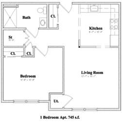 Temple Hill 1 BR