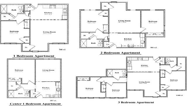 Devon Management - Floor Plan at Oakridge and Sunrise Gardens